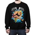 Jump! - Crew Neck Sweatshirt Crew Neck Sweatshirt RIPT Apparel Small / Black