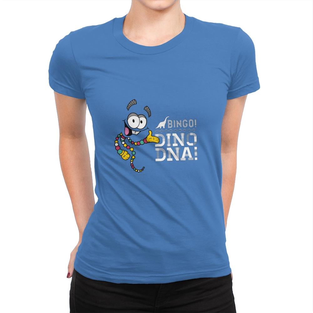 Jurassic Bingo! - Best Seller - Womens Premium T-Shirts RIPT Apparel Small / Tahiti Blue