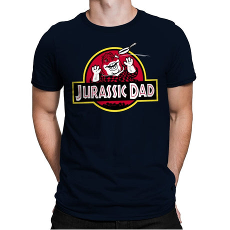 Jurassic Dad! - Mens Premium T-Shirts RIPT Apparel Small / Midnight Navy