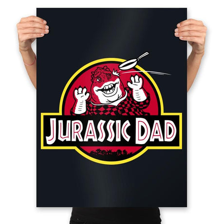 Jurassic Dad! - Prints Posters RIPT Apparel 18x24 / Black