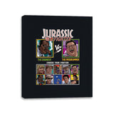 Jurassic Fighter - Canvas Wraps Canvas Wraps RIPT Apparel 11x14 / Black