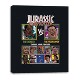 Jurassic Fighter - Canvas Wraps Canvas Wraps RIPT Apparel 16x20 / Black