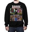 Jurassic Fighter - Crew Neck Sweatshirt Crew Neck Sweatshirt RIPT Apparel Small / Black