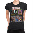 Jurassic Fighter - Womens Premium T-Shirts RIPT Apparel Small / Black