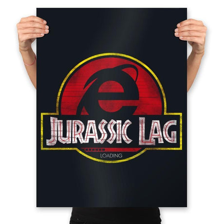 Jurassic Lag - Prints Posters RIPT Apparel 18x24 / Black