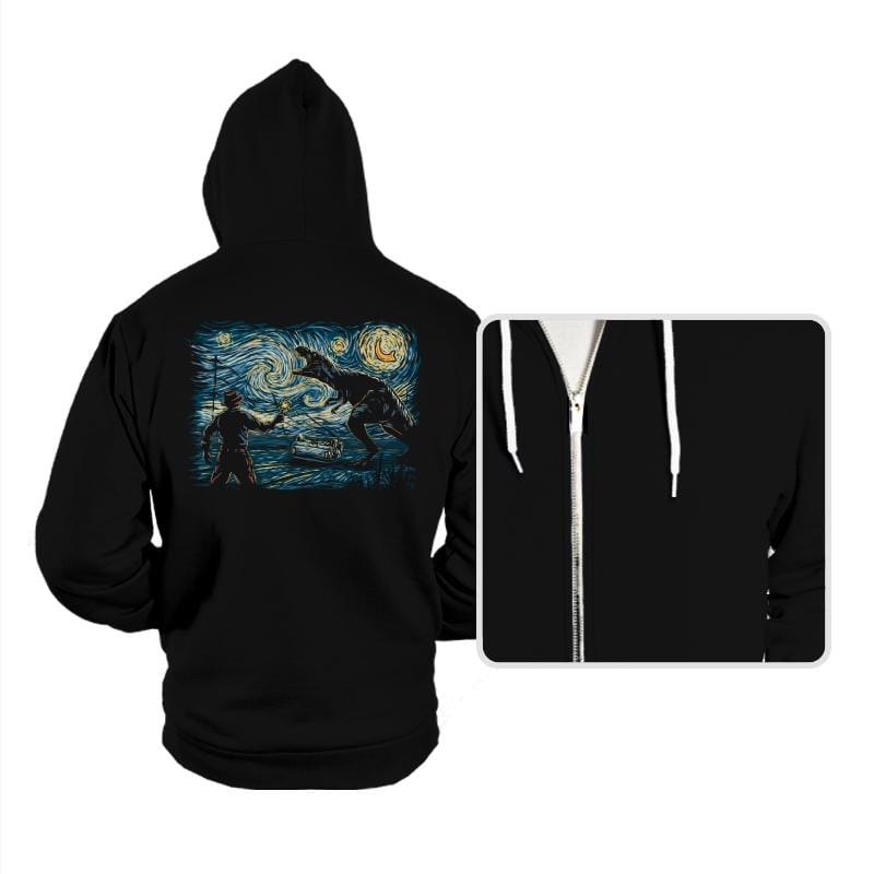 Jurassic Night - Hoodies Hoodies RIPT Apparel