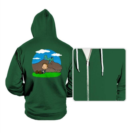 Jurassic Peanuts - Hoodies Hoodies RIPT Apparel Small / True Royal