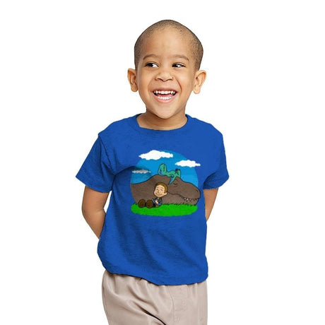 Jurassic Peanuts - Youth T-Shirts RIPT Apparel X-small / Royal