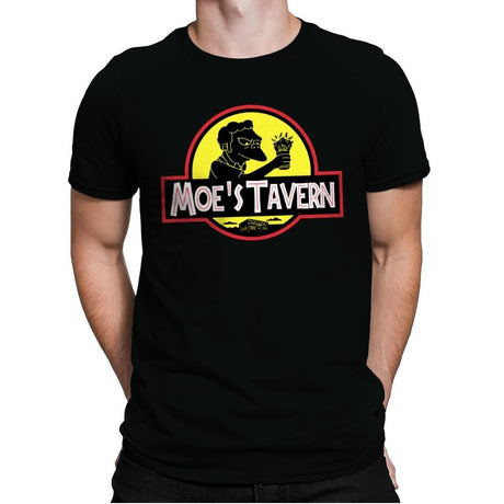 Jurassic Tavern - Mens Premium T-Shirts RIPT Apparel Small / Black