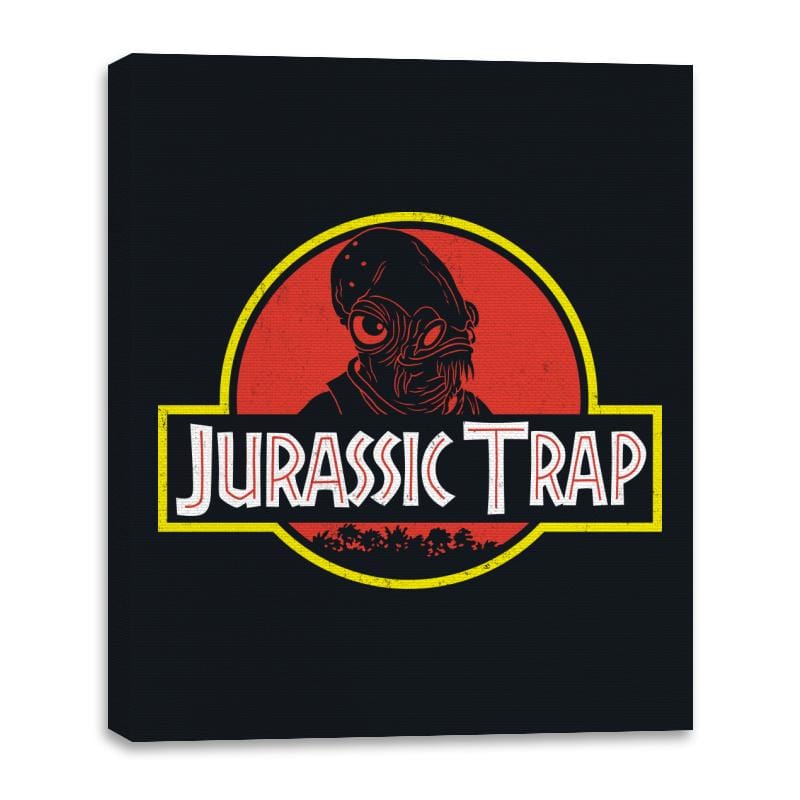 Jurassic Trap - Canvas Wraps Canvas Wraps RIPT Apparel 16x20 / Black