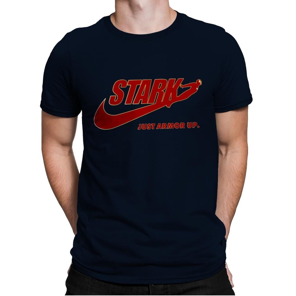 Just Armor Up. - Mens Premium T-Shirts RIPT Apparel Small / Midnight Navy