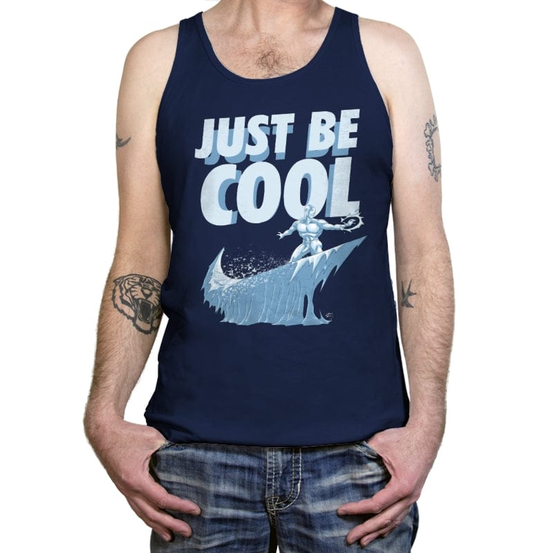 Just Be Cool - Tanktop Tanktop RIPT Apparel X-Small / Navy