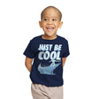 Just Be Cool - Youth T-Shirts RIPT Apparel X-small / Navy