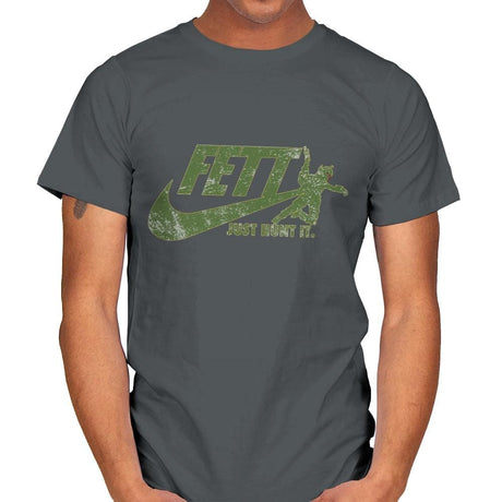 Just Hunt It - Mens T-Shirts RIPT Apparel Small / Charcoal