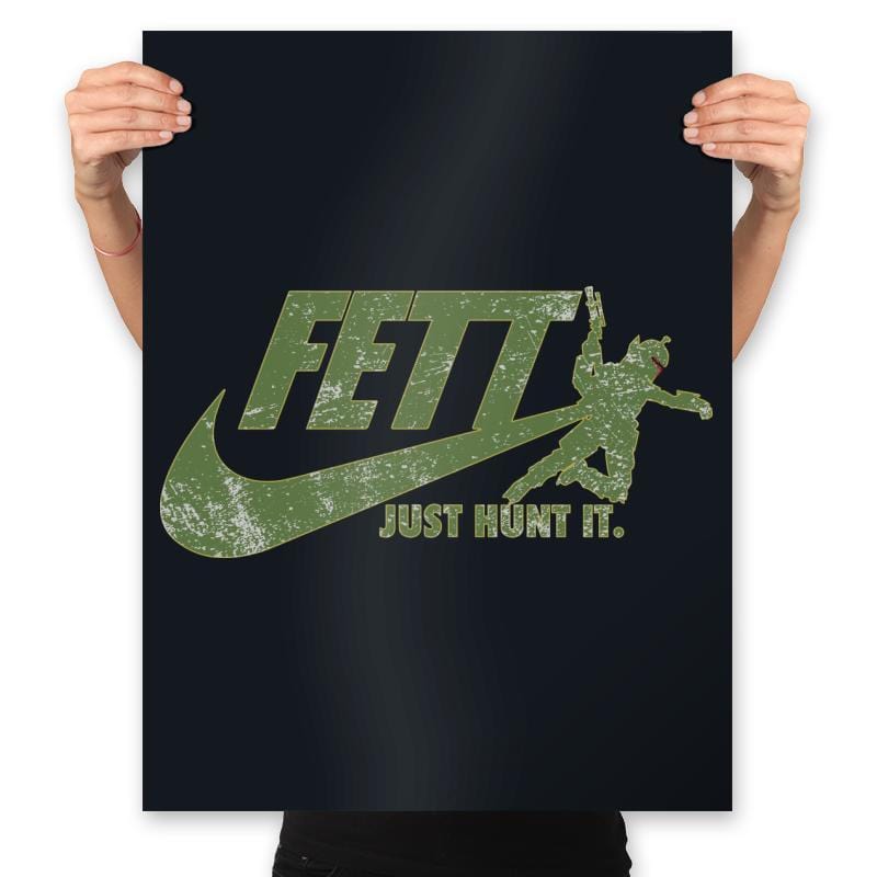 Just Hunt It - Prints Posters RIPT Apparel 18x24 / Black