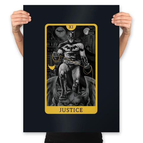 Justice DC - Prints Posters RIPT Apparel 18x24 / Black