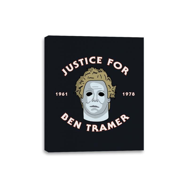 Justice For Ben Tramer - Canvas Wraps Canvas Wraps RIPT Apparel 8x10 / Black