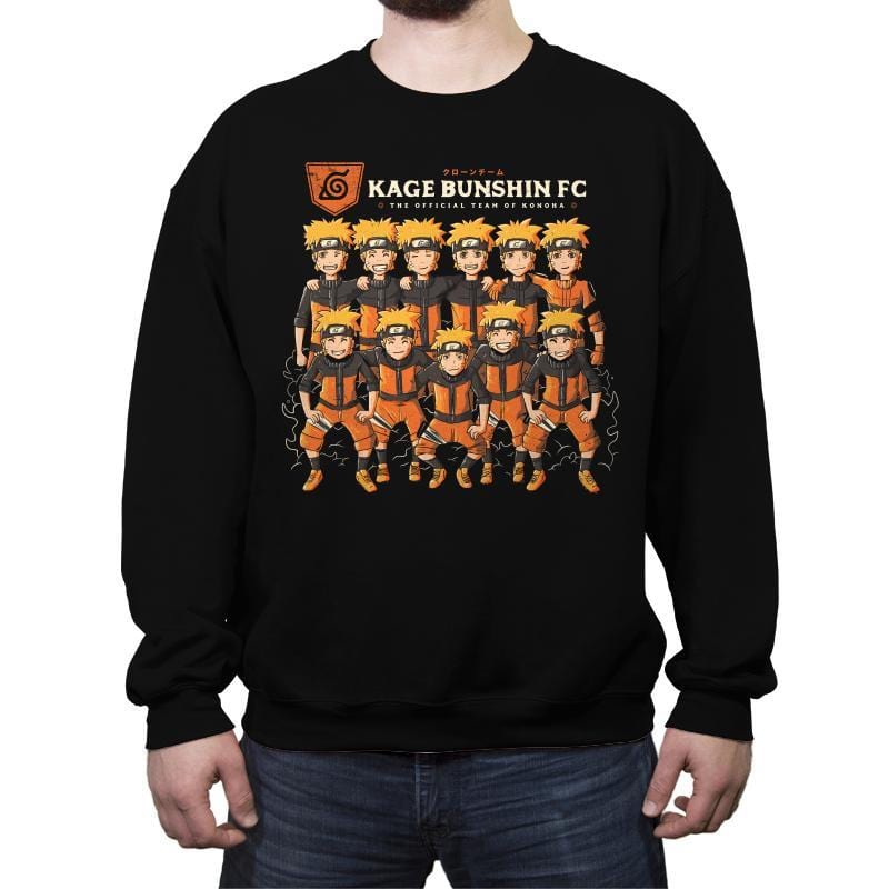 Kage Bunshin FC - Crew Neck Sweatshirt Crew Neck Sweatshirt RIPT Apparel