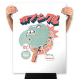 Kaiju Ice Pop - Prints Posters RIPT Apparel 18x24 / White