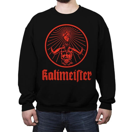 Kalimeister - Crew Neck Sweatshirt Crew Neck Sweatshirt RIPT Apparel Small / Black