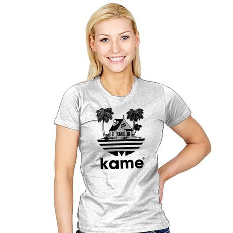 Kame Classic - Womens T-Shirts RIPT Apparel Small / White