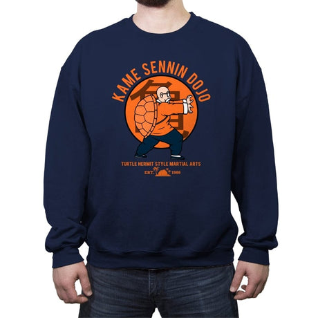 Kame Dojo - Crew Neck Sweatshirt Crew Neck Sweatshirt RIPT Apparel Small / Navy