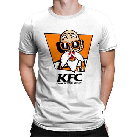 Kame FC - Mens Premium T-Shirts RIPT Apparel Small / White