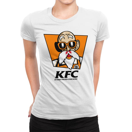 Kame FC - Womens Premium T-Shirts RIPT Apparel Small / White