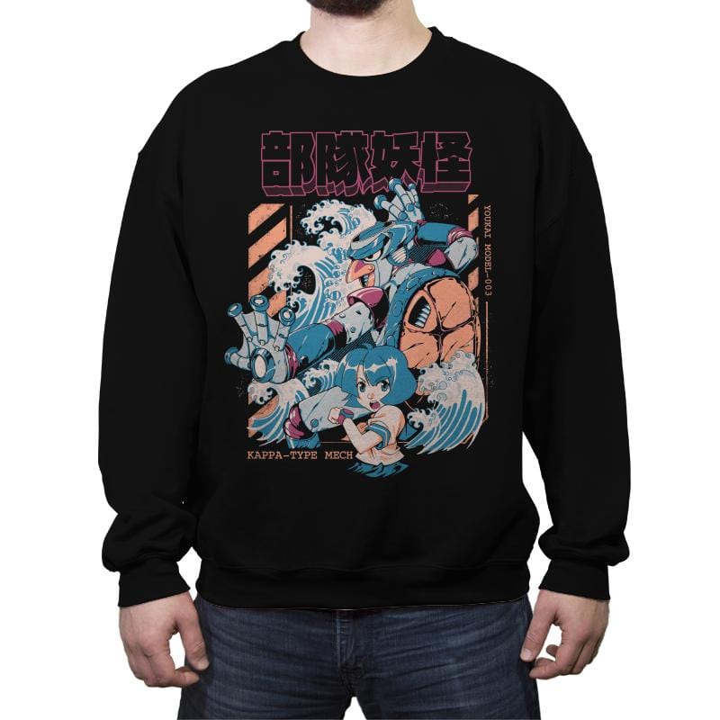 Kappa Type Mech - Crew Neck Sweatshirt Crew Neck Sweatshirt RIPT Apparel