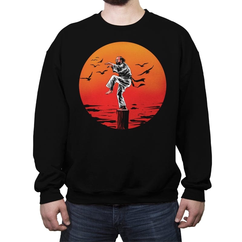 Karate Murray - Crew Neck Sweatshirt Crew Neck Sweatshirt RIPT Apparel Small / Black