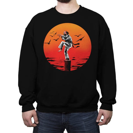 Karate Murray - Crew Neck Sweatshirt Crew Neck Sweatshirt RIPT Apparel Small / Black