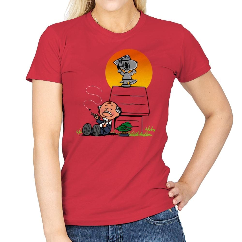 Karate Nuts - Womens T-Shirts RIPT Apparel Small / Red