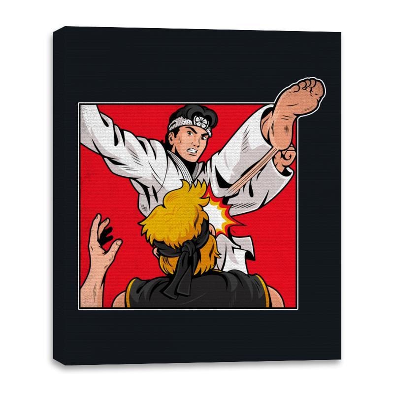 Karate Slap - Canvas Wraps Canvas Wraps RIPT Apparel 16x20 / Black