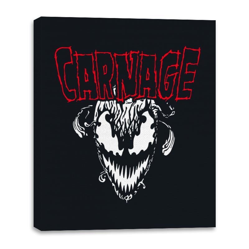 Kasady Is Here - Canvas Wraps Canvas Wraps RIPT Apparel 16x20 / Black