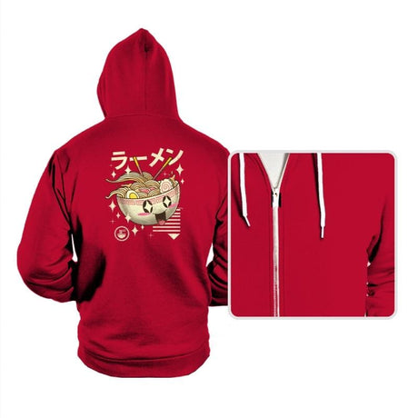 Kawaii Ramen - Hoodies Hoodies RIPT Apparel Small / Red