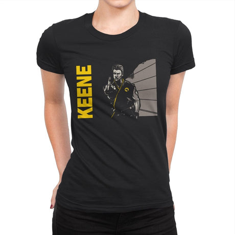 Keene - Womens Premium T-Shirts RIPT Apparel Small / Black