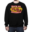 Keep On Rumblin' - Crew Neck Sweatshirt Crew Neck Sweatshirt RIPT Apparel Small / Black