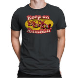 Keep On Rumblin' - Mens Premium T-Shirts RIPT Apparel Small / Heavy Metal