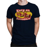 Keep On Rumblin' - Mens Premium T-Shirts RIPT Apparel Small / Midnight Navy