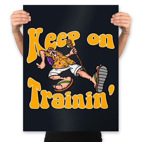 Keep On Trainin - Prints Posters RIPT Apparel 18x24 / Black