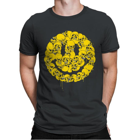 Keep Smiling - Mens Premium T-Shirts RIPT Apparel Small / Heavy Metal