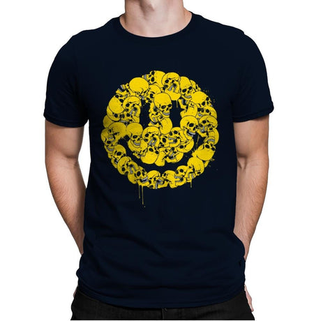 Keep Smiling - Mens Premium T-Shirts RIPT Apparel Small / Midnight Navy