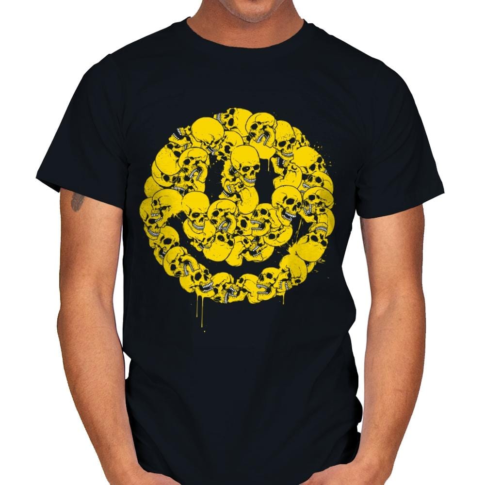 Keep Smiling - Mens T-Shirts RIPT Apparel Small / Black