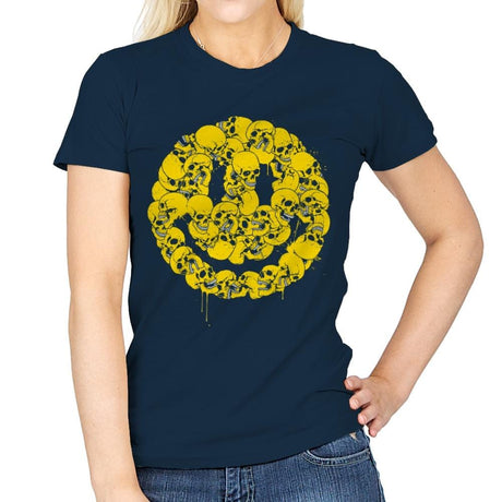 Keep Smiling - Womens T-Shirts RIPT Apparel Small / Navy