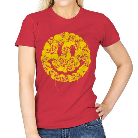 Keep Smiling - Womens T-Shirts RIPT Apparel Small / Red