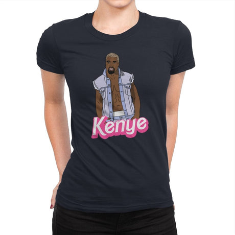 Kenye - Womens Premium T-Shirts RIPT Apparel Small / Midnight Navy