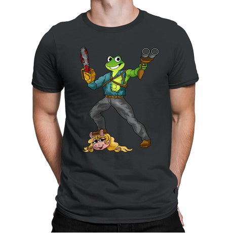 Kermit Ash Style - Mens Premium T-Shirts RIPT Apparel Small / Heavy Metal