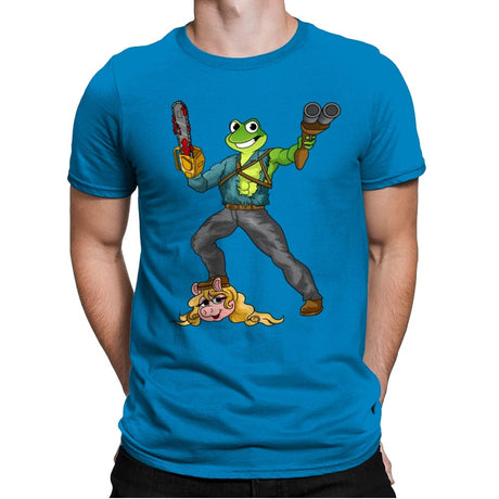 Kermit Ash Style - Mens Premium T-Shirts RIPT Apparel Small / Turqouise