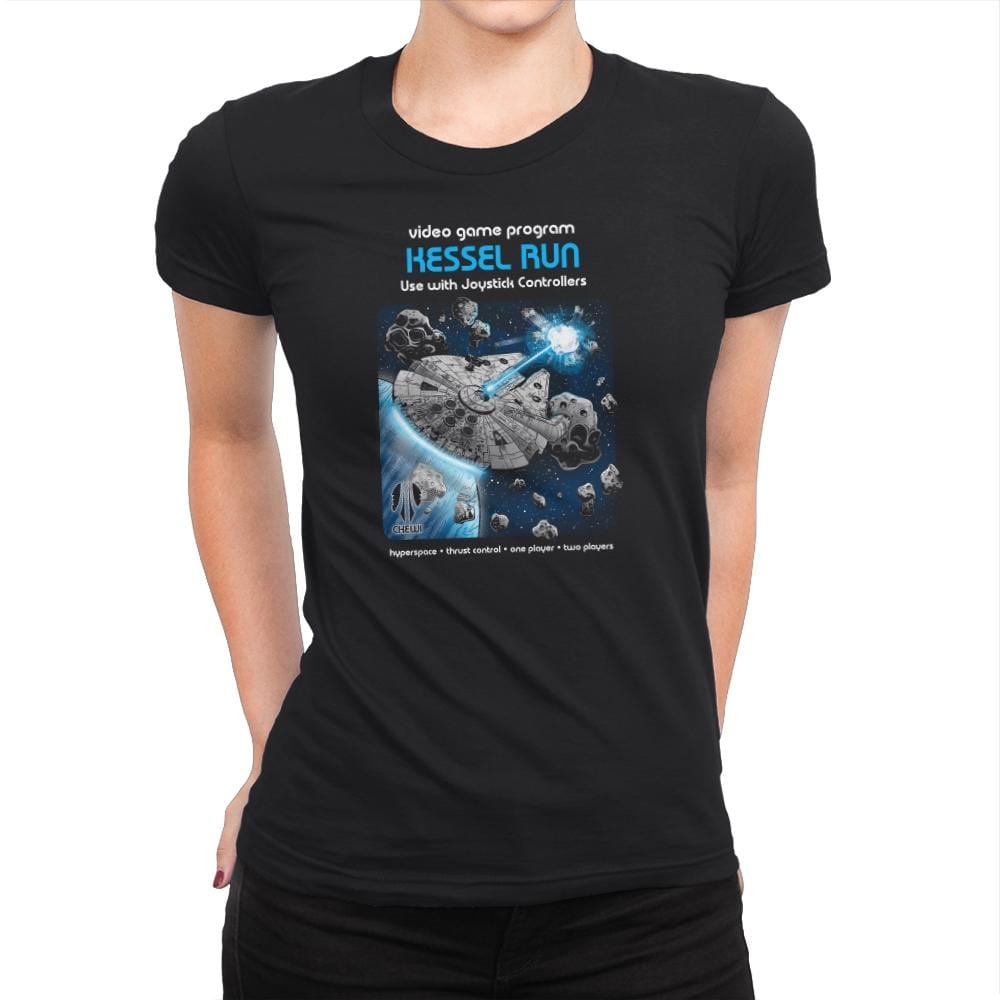 Kessel Run Video Game Exclusive - Womens Premium T-Shirts RIPT Apparel Small / Black