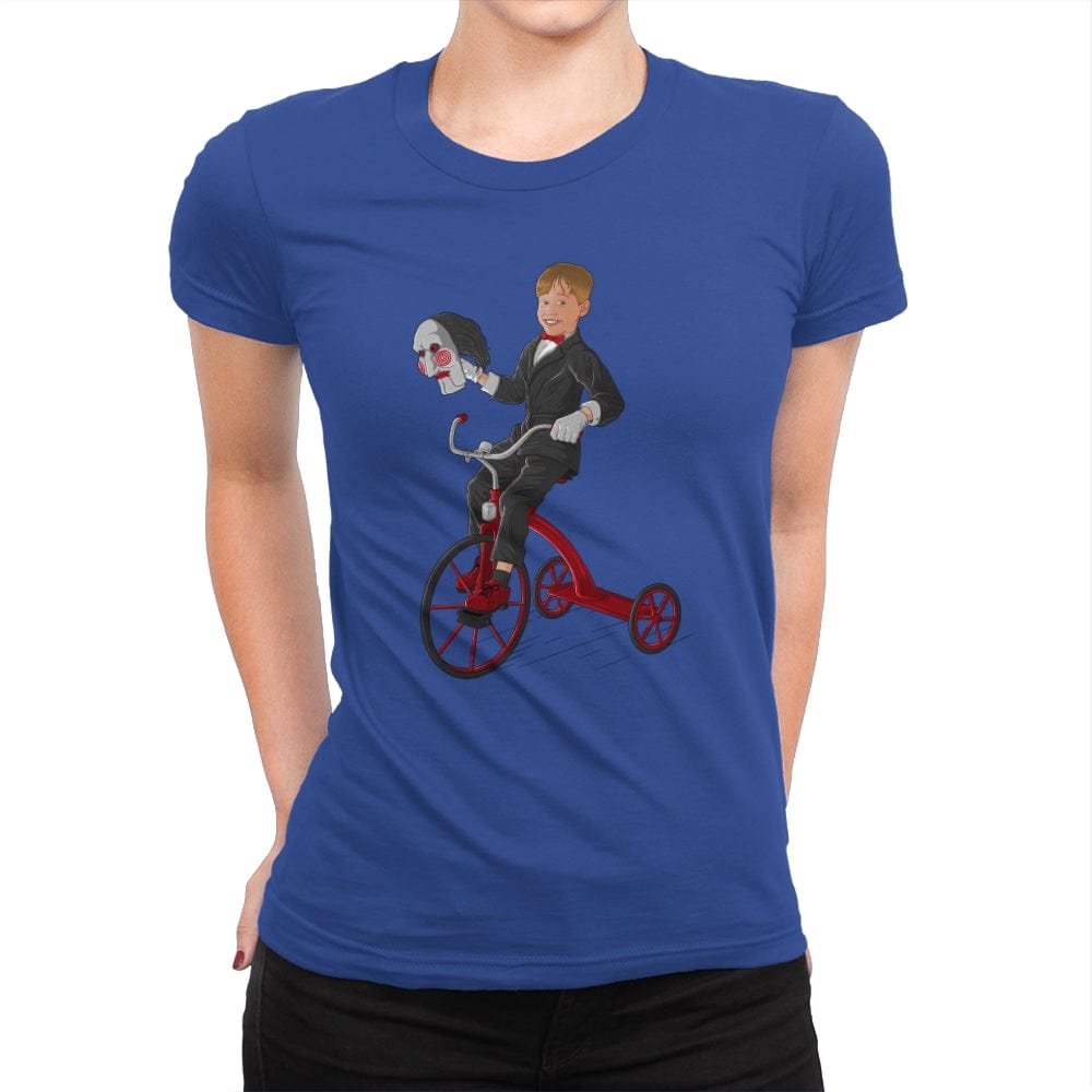 Kevin the Puppet - Womens Premium T-Shirts RIPT Apparel Small / Royal